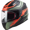 KASK LS2 FF353 RAPID GALE MATT BLACK RED GREEN L