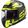 KASK LS2 FF353 RAPID CROMO BLACK H-V YELLOW L