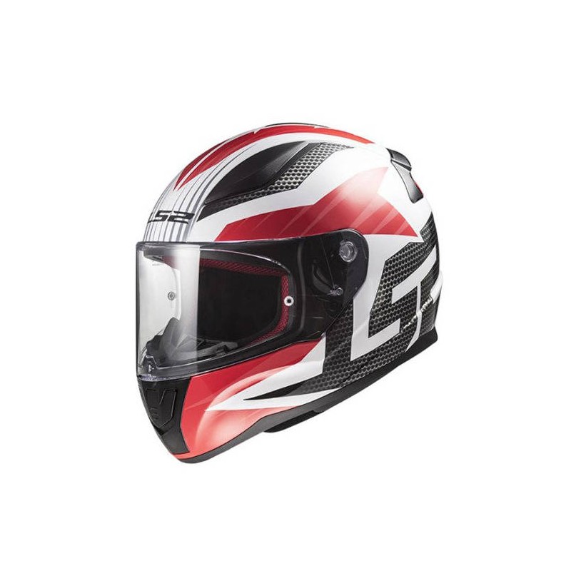 KASK LS2 FF353 RAPID GRID WHITE RED XXL