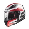 KASK LS2 FF353 RAPID GRID WHITE RED XXL