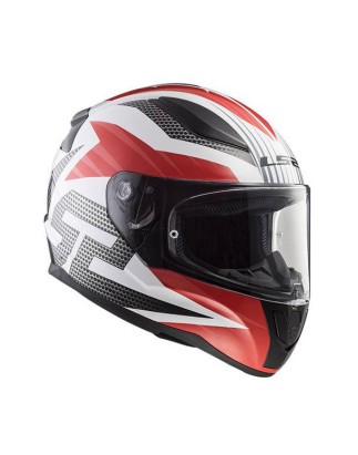 KASK LS2 FF353 RAPID GRID WHITE RED XXL