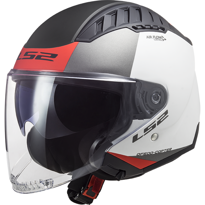 KASK LS2 OF600 COPTER URBANE MATT WHITE RED L