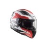 KASK LS2 FF353 RAPID GRID WHITE RED XXXL