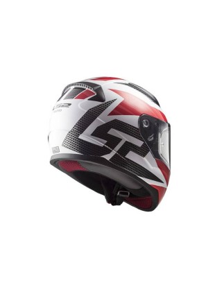 KASK LS2 FF353 RAPID GRID WHITE RED XXXL