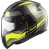 KASK LS2 FF353 RAPID CARRERA BLACK H-V YELLOW XXL