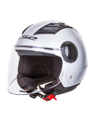 KASK LS2 OF562 AIRFLOW L SOLID SILVER L