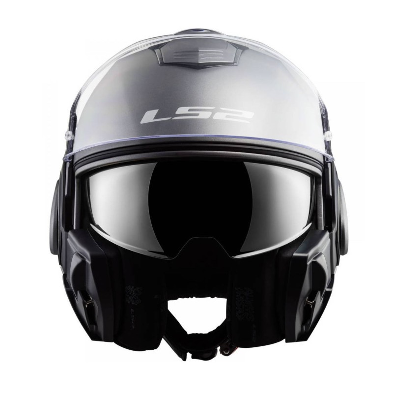 LS2 FF399 バリアント　シングル　モノ　XXL Kask motocyklowy szczękowy LS2 FF399 VALIANT SOLID BLACK M