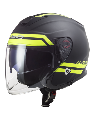 KASK LS2 OF521 INFINITY HYPER TITAN H-V YELL. L