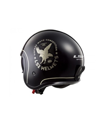 KASK LS2 OF599 SPITFIRE FLIER BLACK XXL