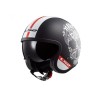 KASK LS2 OF599 SPITFIRE INKY MATT BLACK WHITE XXL