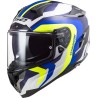 KASK LS2 FF327 CHALLENGER GALACTIC WHITE BLUE XL