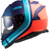 KASK LS2 FF800 STORM SLANT MATT BLUE ORANGE S