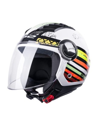 KASK LS2 OF562 AIRFLOW RONNIE WHITE GREEN XL